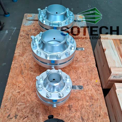 Conjunto de Medição com Flanges Sotech